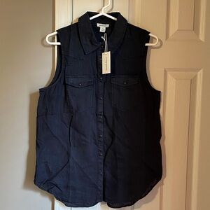 Sundance Black Sleeveless Top